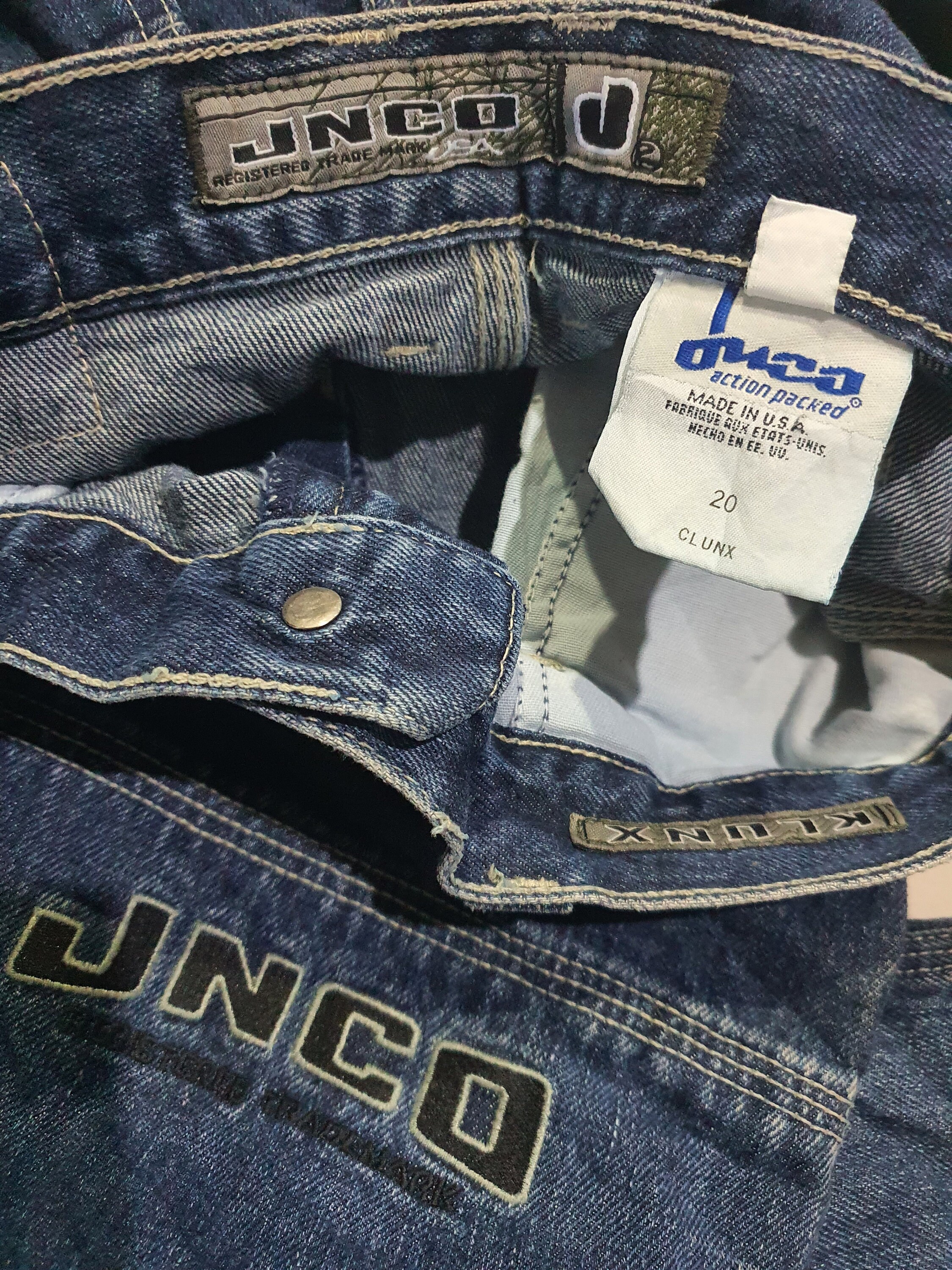 Vintage 90s JNCO Wide Leg Baggy Jeans Size 31 Made in USA - Etsy