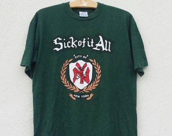 Sick of It All Band T-shirt, NYC Hardcore, Comfort Colors - Etsy