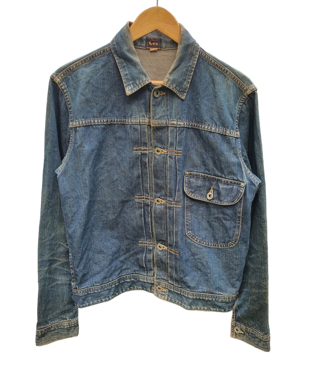 Vintage 40s WW2 LEE COWBOY Type 1 Selvedge Denim Jacket Reproduction ...