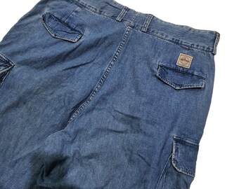 DOUBLE RL RRL Vtg 90s Khaki Surplus Baggy Cargo Pant sz 34 Polo Ralph Lauren