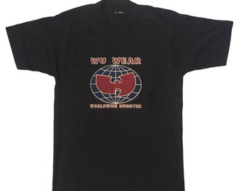 Vintage WUTANG WU WEAR Worldwide Register Camiseta / HipHop / Rap