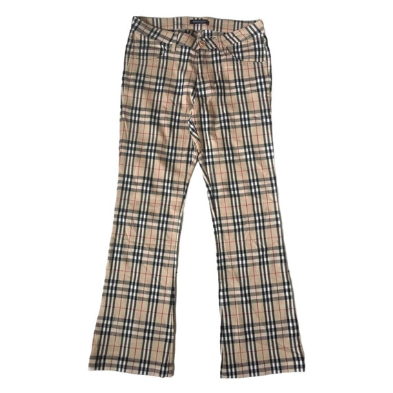 Vintage BURBERRY London Nova Check Pants Size 29