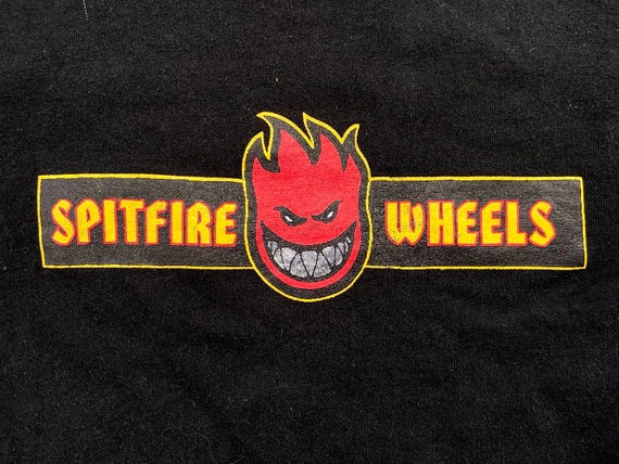 Vintage 90s SPITFIRE WHEELS Skateboards T Shirt Made in USA - Etsy