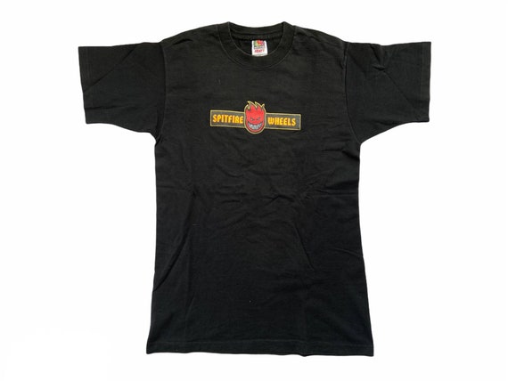 Vintage 90s SPITFIRE WHEELS Skateboards T Shirt Made in USA - Etsy