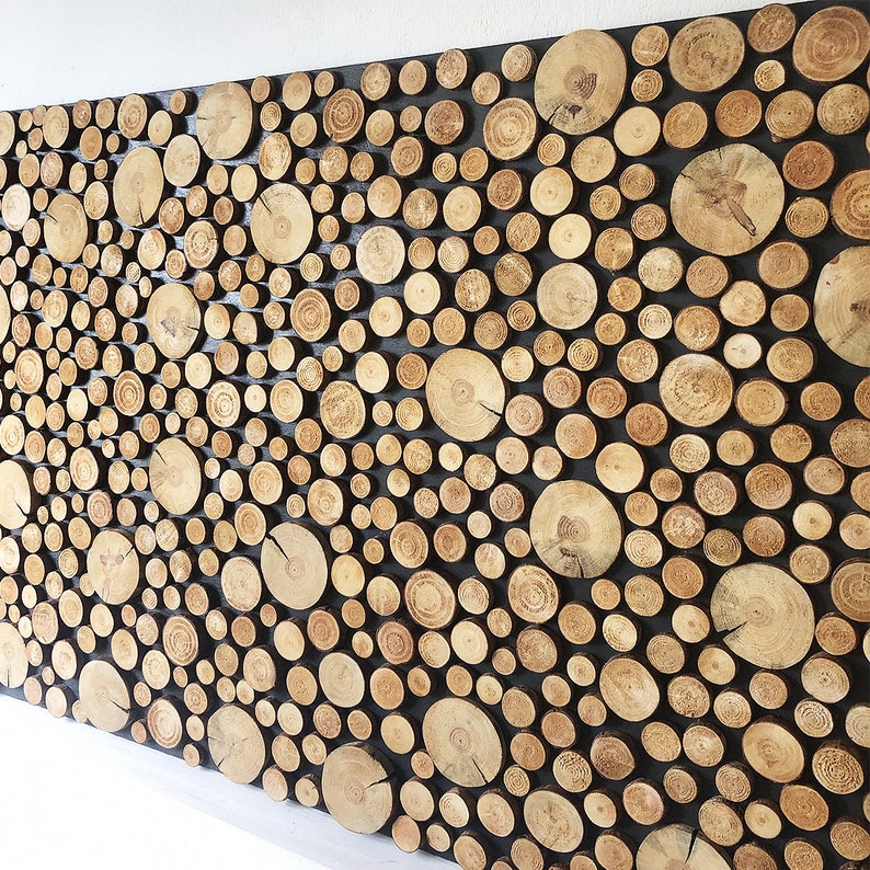 Wood Wall Art slices Wall Art Wood Wall Decor Etsy