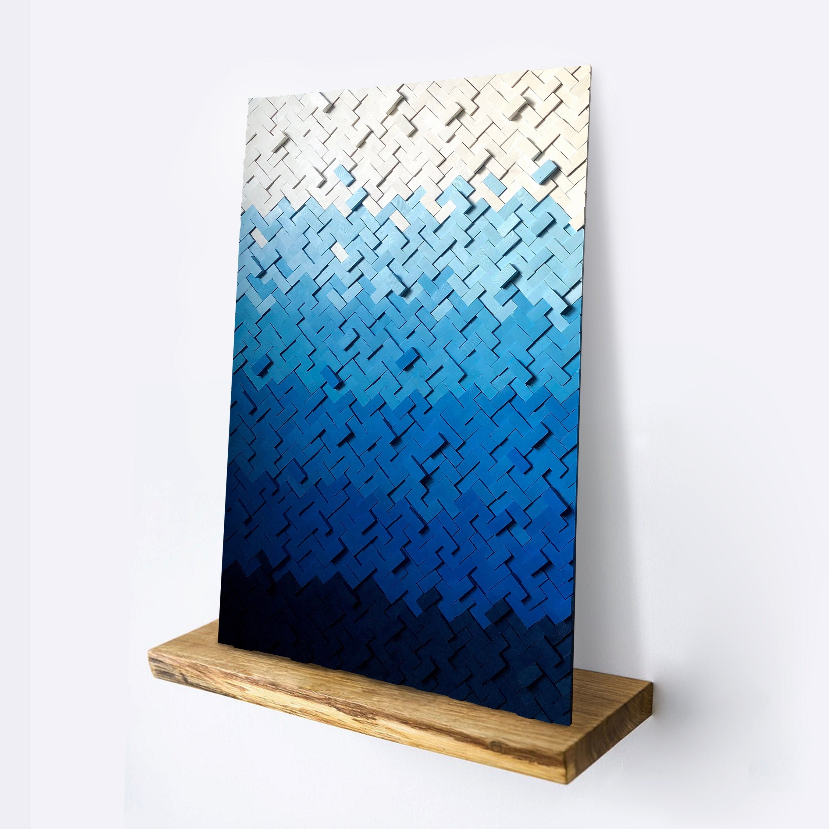 Wood wall art Firmament Mid Century Modern Art Etsy