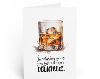 Funny Birthday Card For Husband | Whiskey Birthday Card | Ollie - View #4
