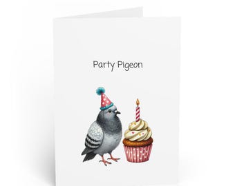鳩の誕生日カード | 鳩のかわいいカード | 面白いカード