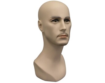 Male Mannequin Head Etsy