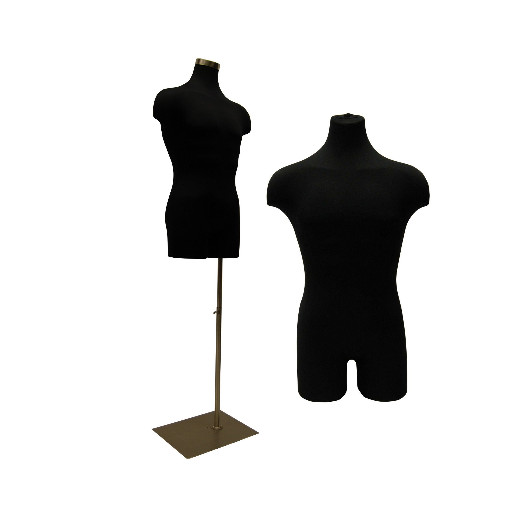 Adult Men's Pinnable Black Mannequin Dress Form Torso With Etsy
