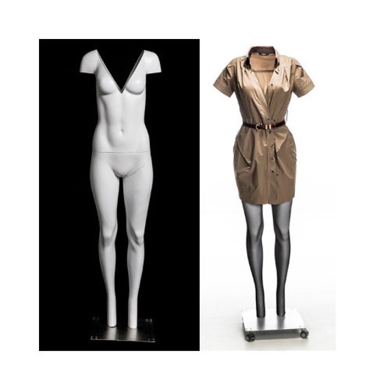 Matte White Fiberglass The Mannequin 2 For Full Body Display And