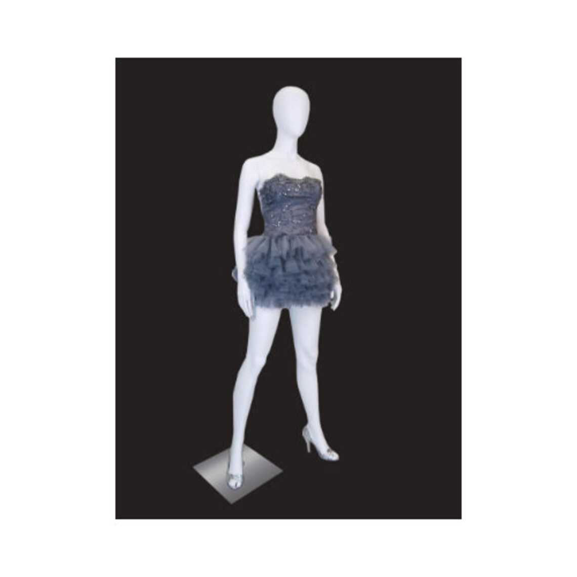 Women's Matte White Full Body Mannequin With Egg Head Etsy