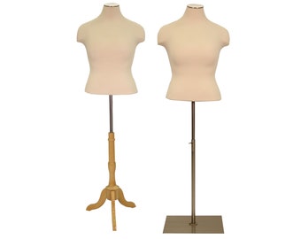 Adult Female Plus Size Mannequin Dress Form Pinnable Torso with Shoulders #D22DD01PL