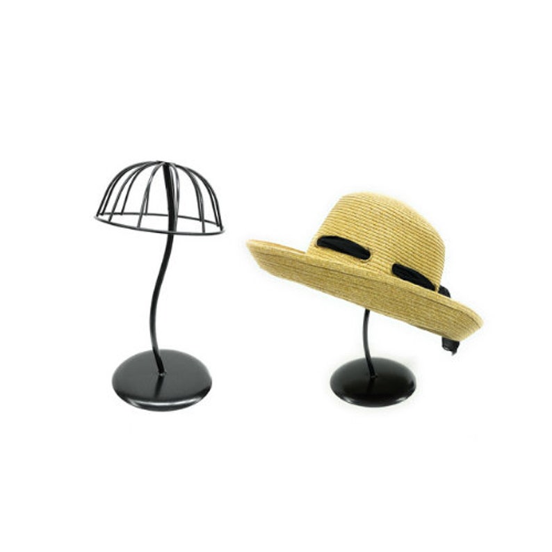 Tabletop Hat Display Black Metal Countertop Hat Display Etsy