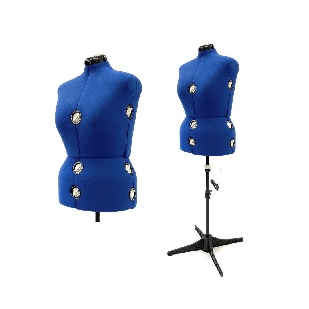 Dress Form Mannequin Manikin Body Female Adjustable Dress Forms for Sewing  Mannequin Stand, Woman Body Mannequin for Clothes Clothing, Blue