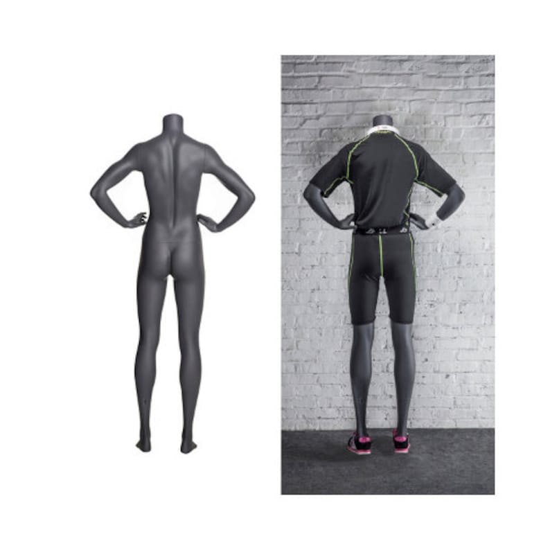 Female Sports Athletic Fitness Exercise Headless Mannequin With Base #NI-9