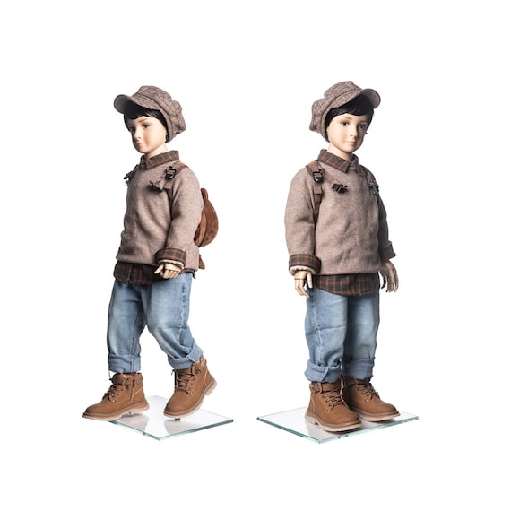 Adjustable Child Mannequin  10-Year Old Unisex Poseable Child