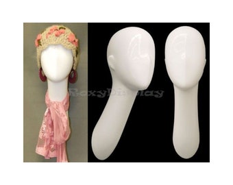 1pc Pvc Mannequin Head, Double Shoulder Mannequin Head, Wig Stand, Lash  Mannequin Design For Wig, Headband & Accessory Display