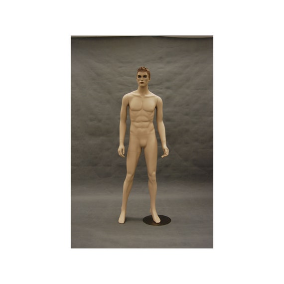 Male Headless Full Body Mannequin - Straight Arms & Legs