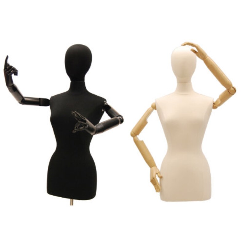 Adult Female Mannequin Dress Form Pinnable Torso with Flexible Etsy