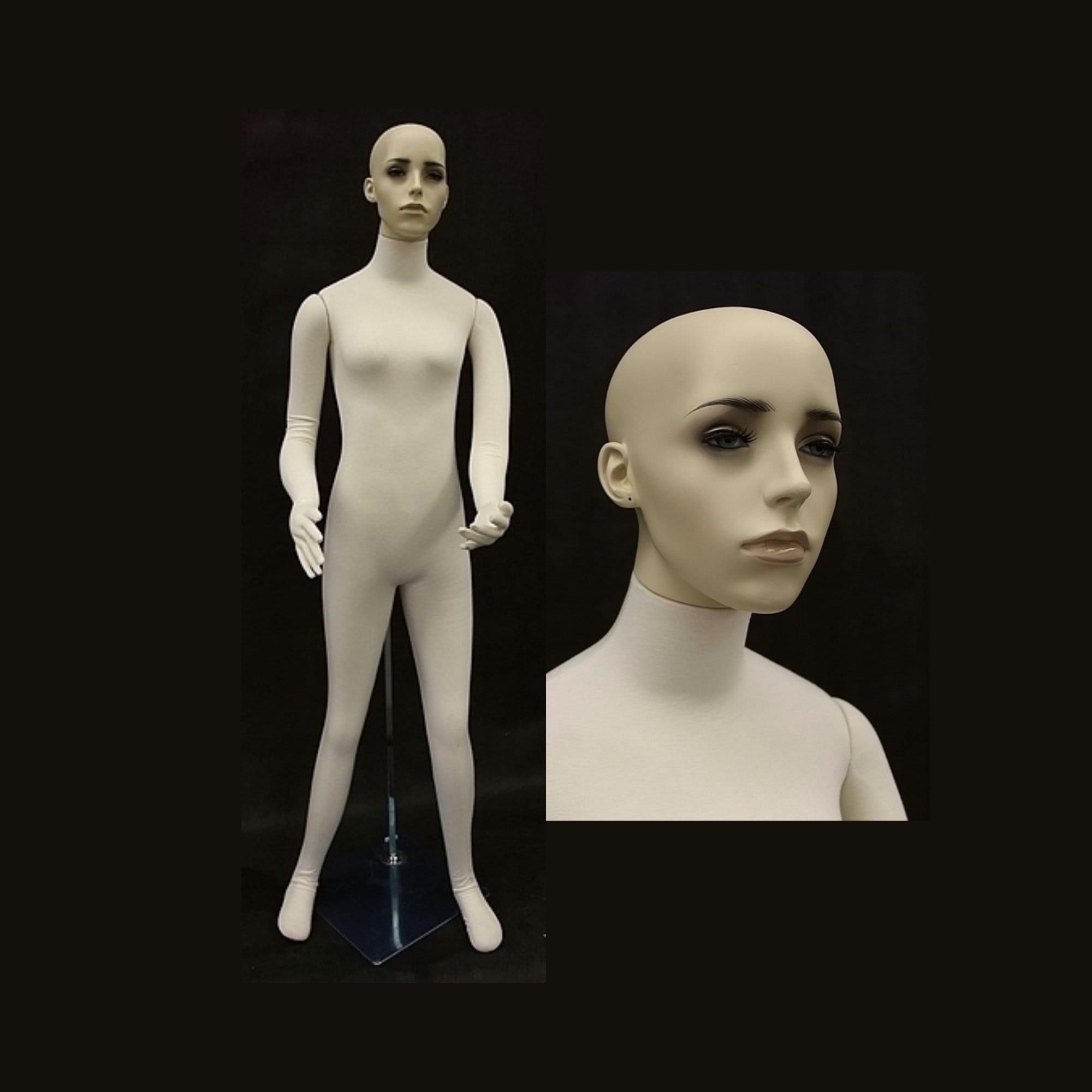 69 Female Mannequin Realistic Full Body Dress Form Torso Display W/ Metal  Base