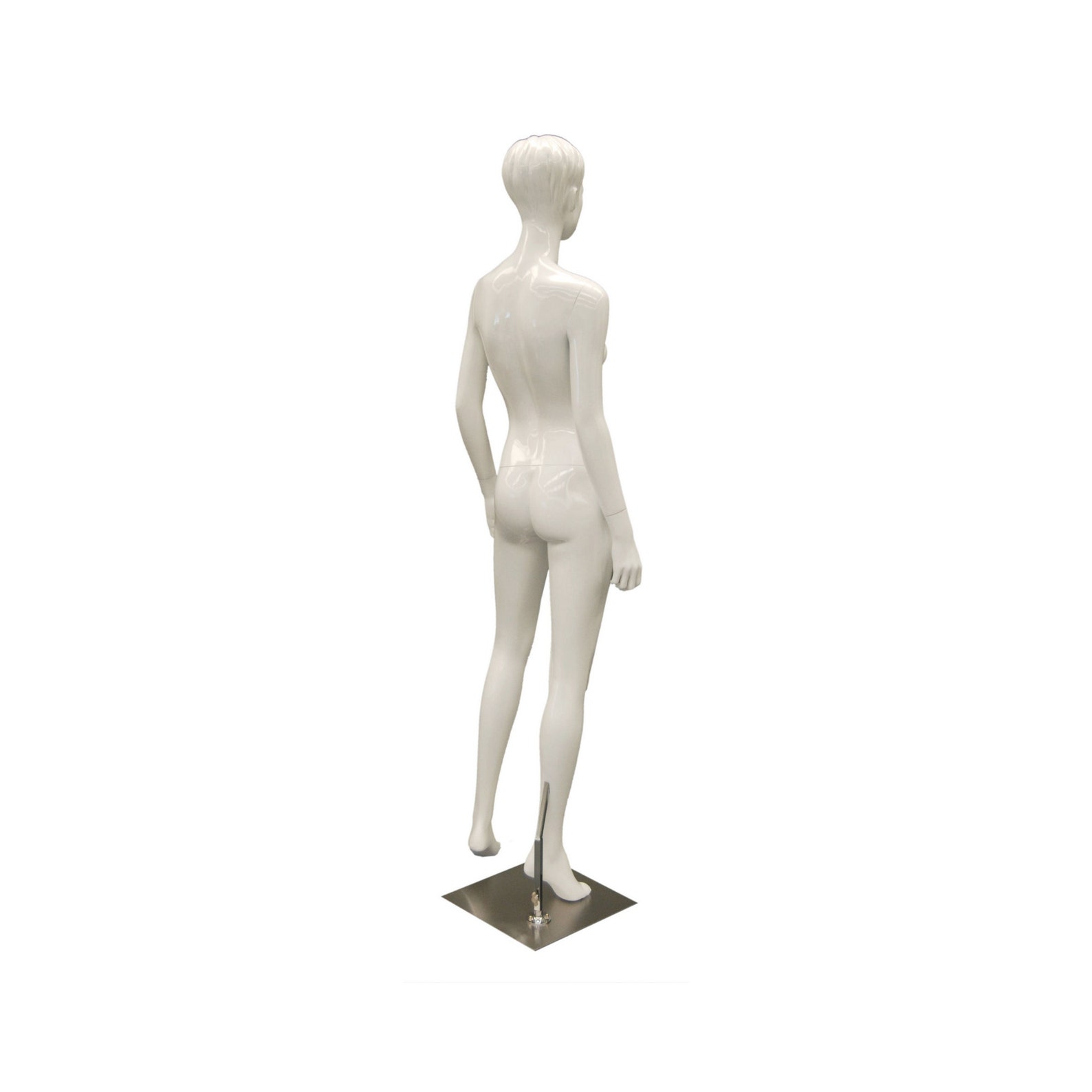 Adult Female Glossy White Full Body Fashion Mannequin With Etsy