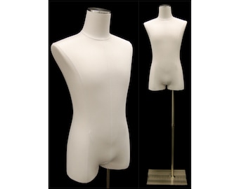 Male Torso Mannequin With Stand