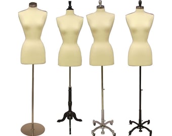 Professional Dressmakers Mannequin Form with Vintage Base & Cage Subastral