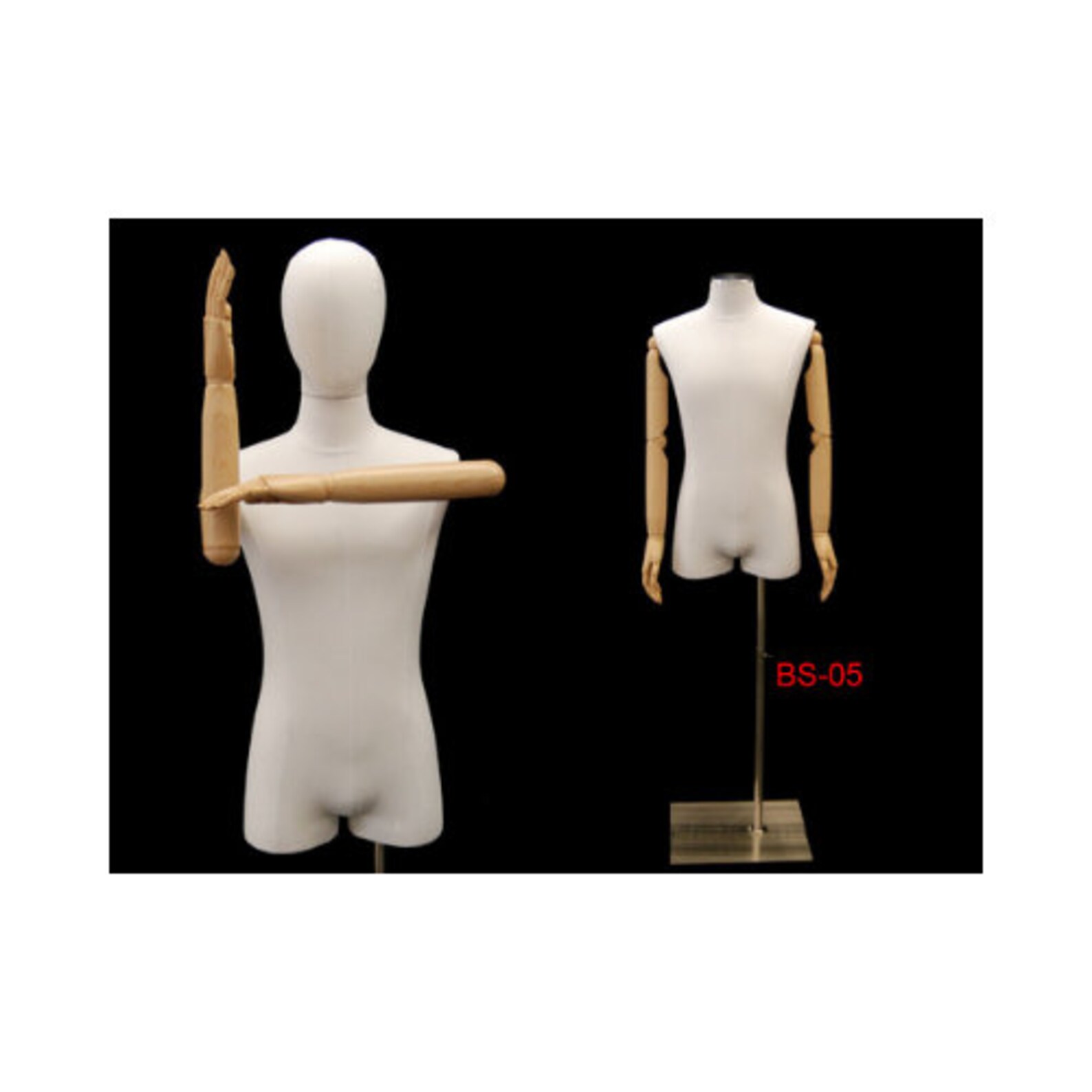 White Linen Male Dress Form Body Form Mannequin With Etsy