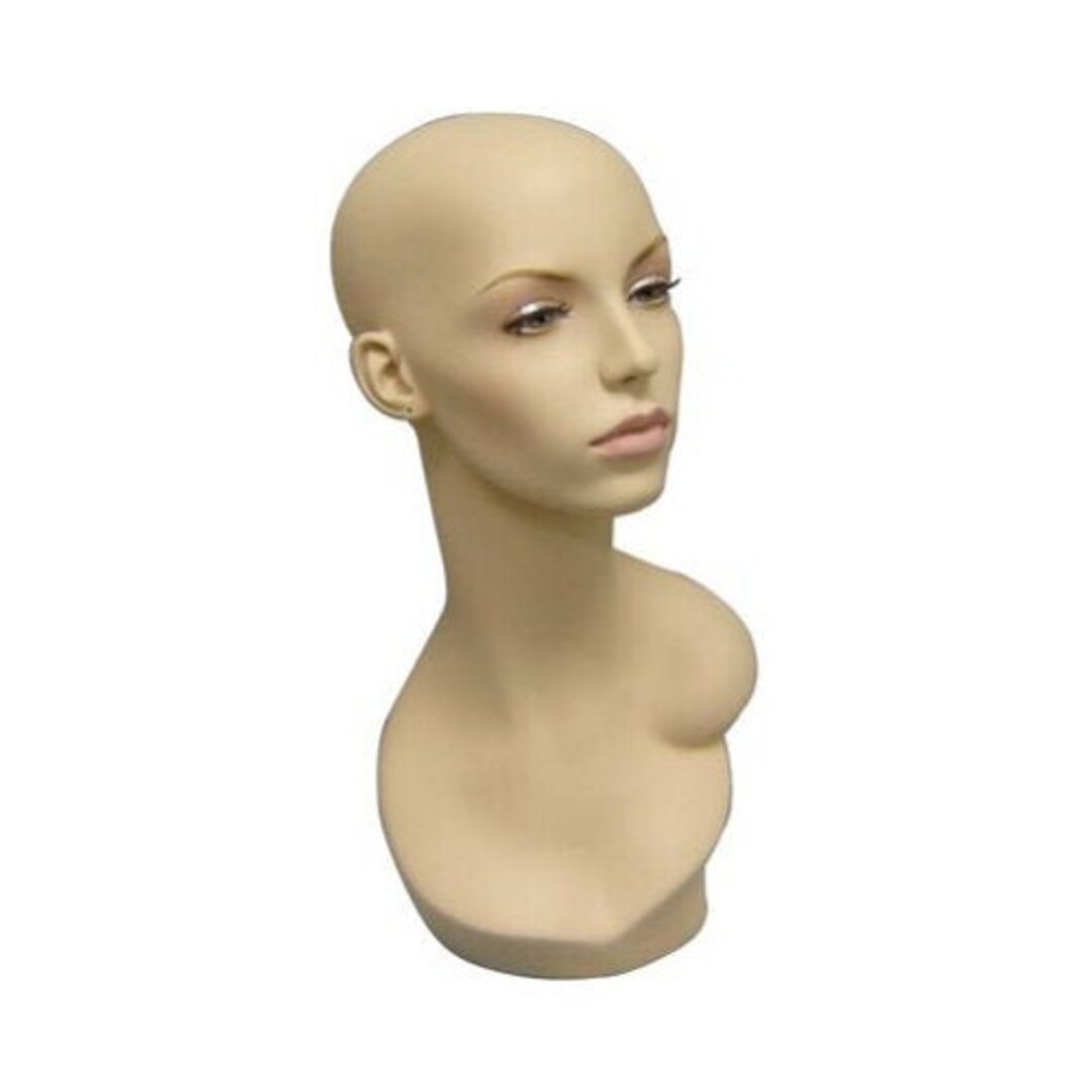 Simulation Female Foam Mannequin Head For Wig Holders African And