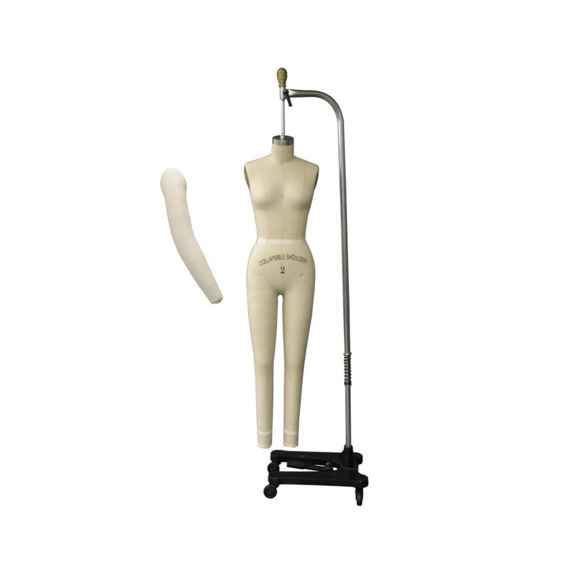 Female Full Body Fabric Wrapped Mannequin in Standing or Sitting Pose WP  Series by TSC Forms 