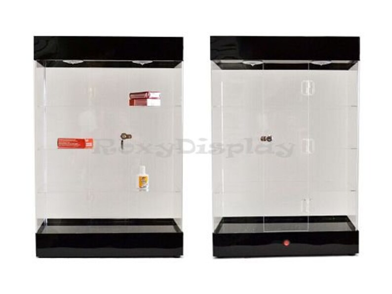 Acrylic Countertop Display Case With LED Lights and Lock 3 Etsy