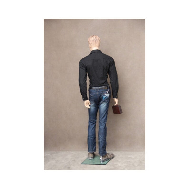 Male Realistic with Molded Hair Mannequin (TMK-MZ-WEN2)