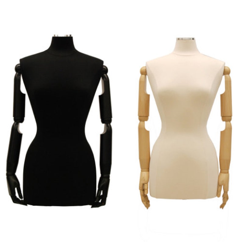 Adult Female Mannequin Dress Form Pinnable Torso with Flexible Etsy