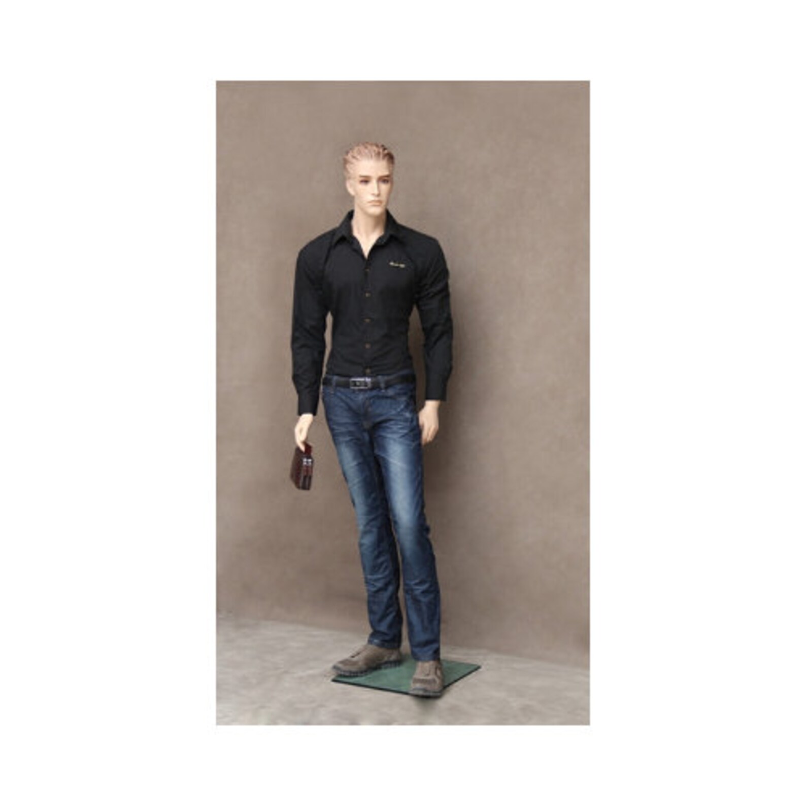 Realistic Men's Mannequin With Molded Hair Male Full Etsy