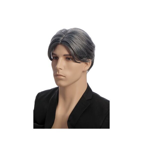 Adult Male Realistic Fiberglass Fleshtone Mannequin Head Display H2 