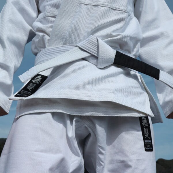 BERSERKER Uniformes de Jiu Jitsu Gi BJJ pour enfants (ceinture blanche gratuite) Tissage de perles pour enfants