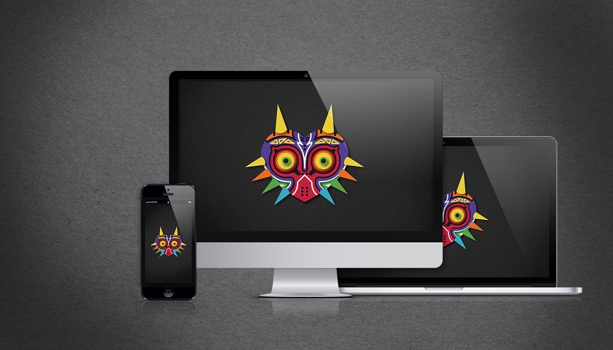 Legend Of Zelda 3d Majora S Mask Desktop Wallpaper Etsy Canada
