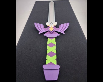 ゼルダの伝説 マスターソード シャドウボックス：3Dペーパーアート、額入り装飾