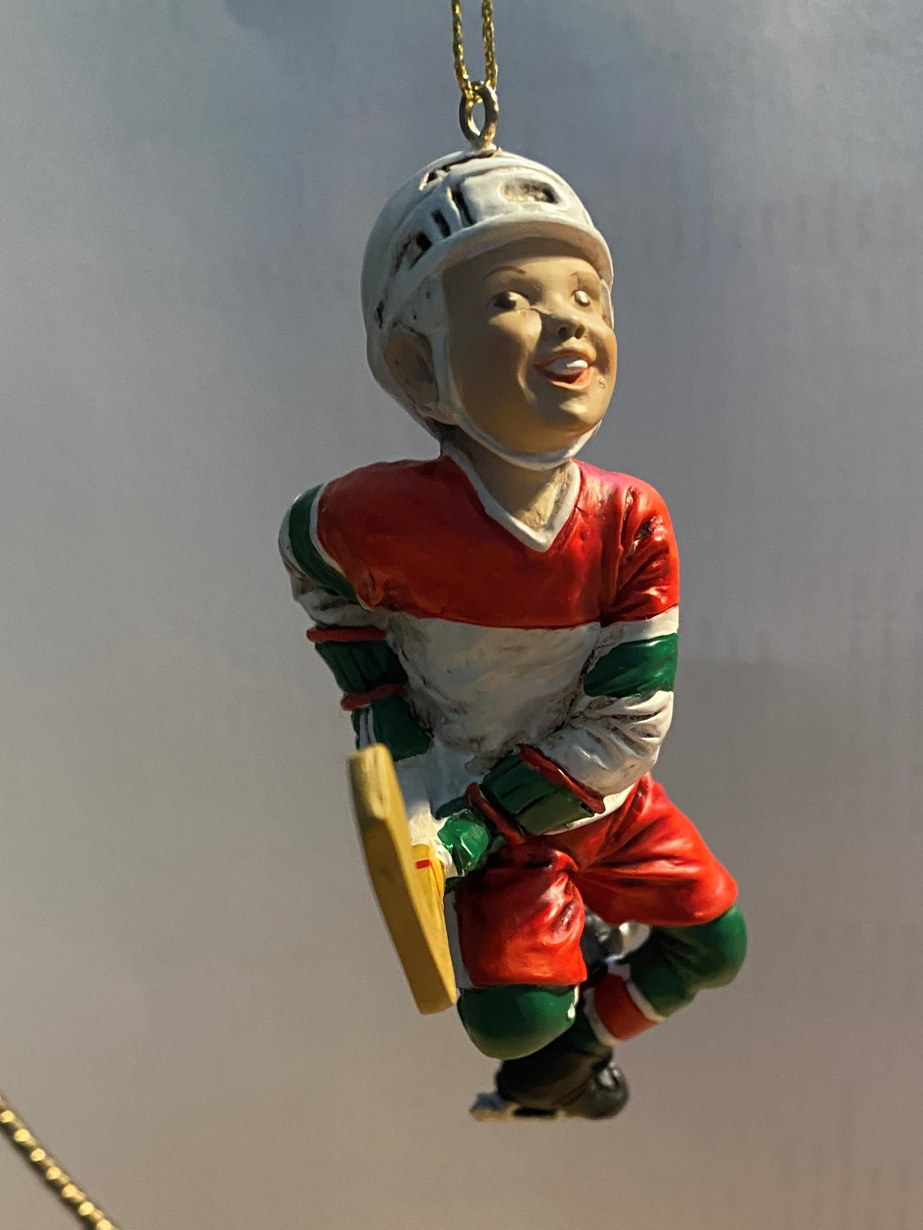 Kurt S. Adler ~ The Old Neighborhood Collection ~ Hockey Player ~ Skates ~ Hockey Stick ~ HTF ~ NLA ~ Vintage