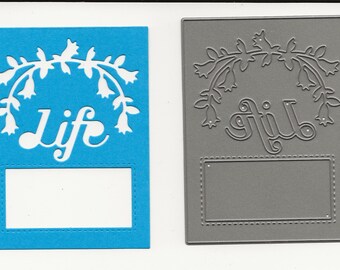 Papertrey Ink ~ Phrase Play 10 ~ Life ~ is a journey ~ is a story ~ is beautiful ~ is good ~ HTF ~ NLA ~ DESTASH
