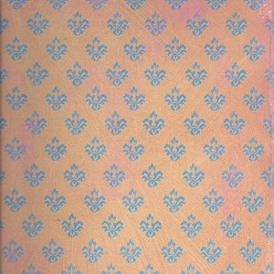 Daisy D&#39;s ~ 12 x 12 Decorative Scrapbook Paper ~ Medallion~ Orange Cream