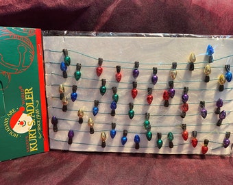 Kurt S. Adler ~ Nine (9) Feet of Non-Lighting Christmas Garland ~ NLA ~ HTF ~ Vintage