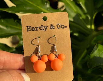 Disney Mickey Head Earrings, Disney Parks Inspired, Disney Earrings, Mickey Earrings