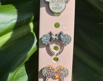 Believe in Magic, Minnie Mouse Ears, Disney Inspired Apple Watch Charms, Disney Charms, Theme Park Charms, Magic Band Charms