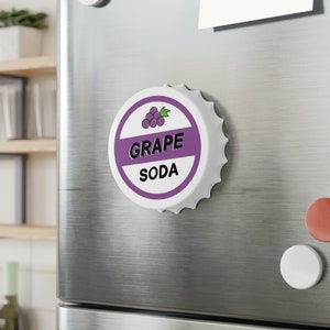 Grape Soda &quot;Up&quot; Inspired Bottle Opener / Disney Up