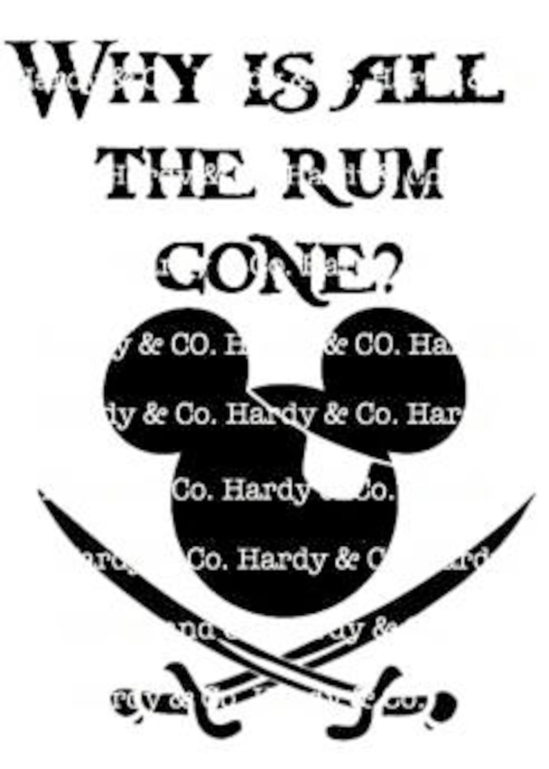 Why is All the Rum Gone SVG Cut File Etsy