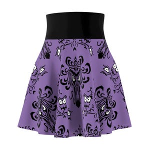 Haunted Mansion Inspired Disney Women&#39;s Skater Skirt