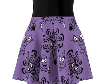 Haunted Mansion Inspired Disney Women's Skater Skirt