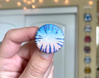 Rainbow Forest 1" Pinback Button